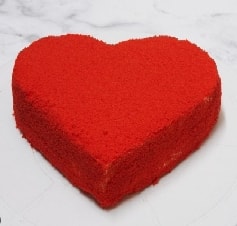 6-9 Kişilik Kırmızı Kalp Özel Yapım Gurme Pasta